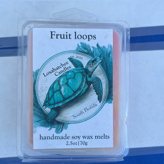 Fruit Loops Soy Wax Melt - Handmade Melt by LoxLivin