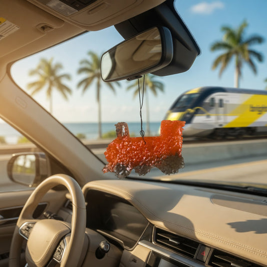 Train Engine Car Air Freshener - handmade by LoxLivin