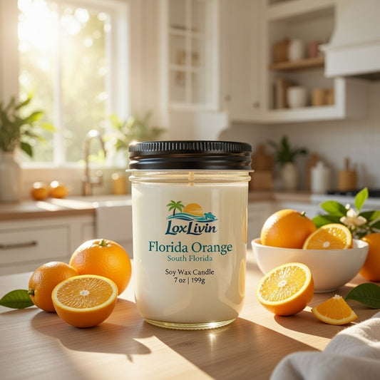 Florida Orange Soy Wax Candle