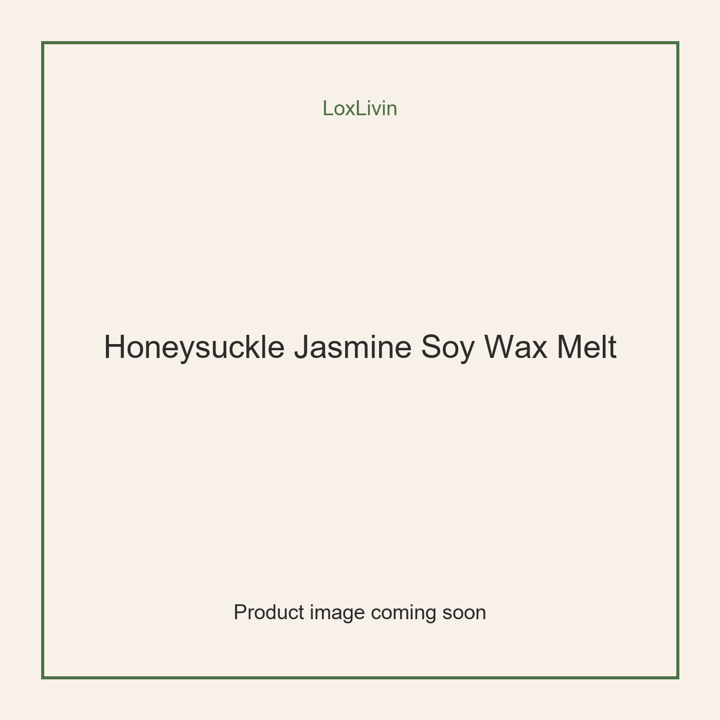 LoxLivin Honeysuckle Jasmine Soy Wax Melt product image

