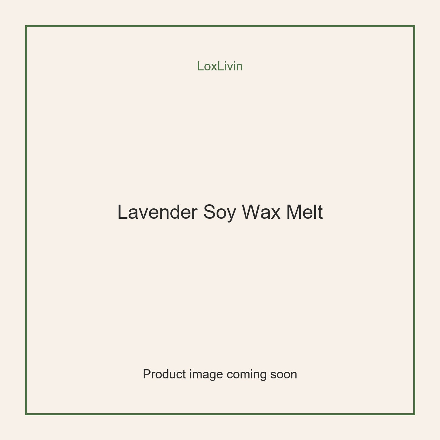 LoxLivin Lavender Soy Wax Melt product image

