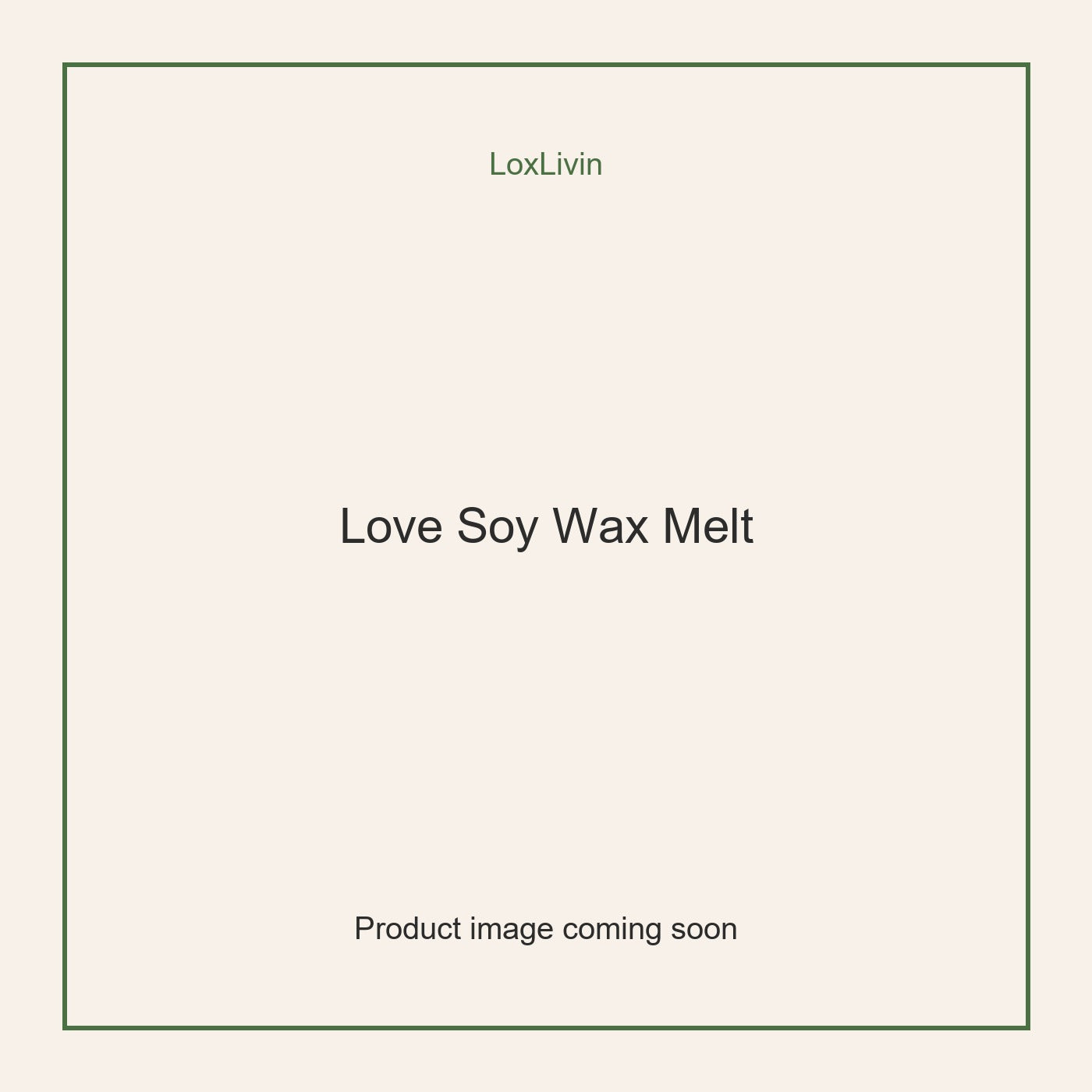 LoxLivin Love Soy Wax Melt product image
