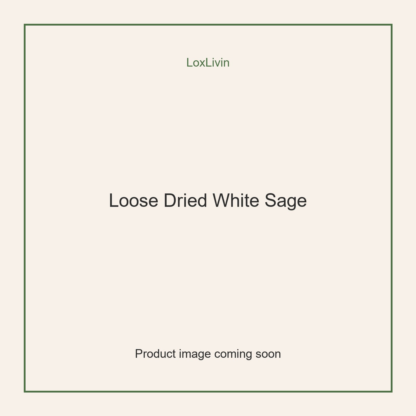 LoxLivin Loose Dried White Sage product image

