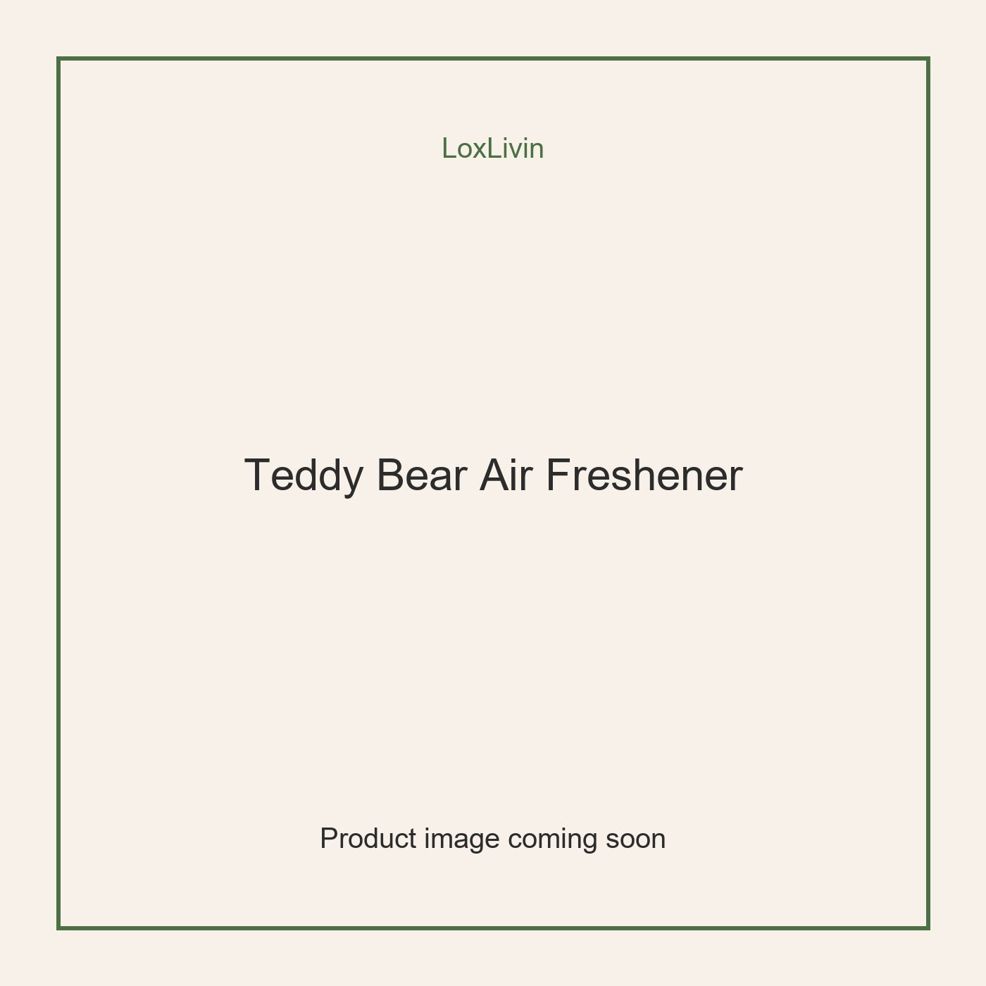 LoxLivin Teddy Bear Air Freshener product image
