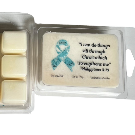 Ovarian Cancer Awareness Soy Wax Melt - Handmade by LoxLivin